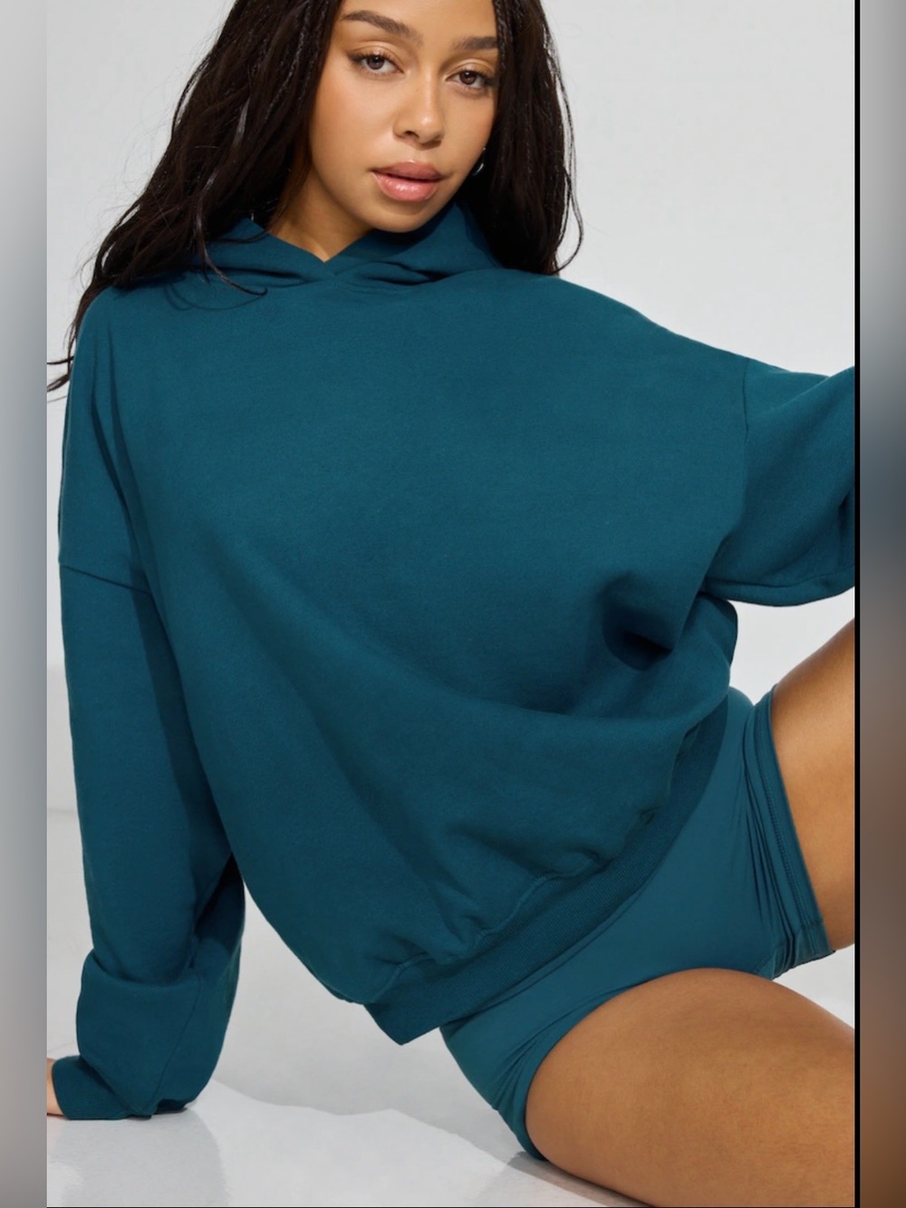 NWT Garage UltraFleece Hoodie in Teal Tease Sz S/M - Picture 2 of 8